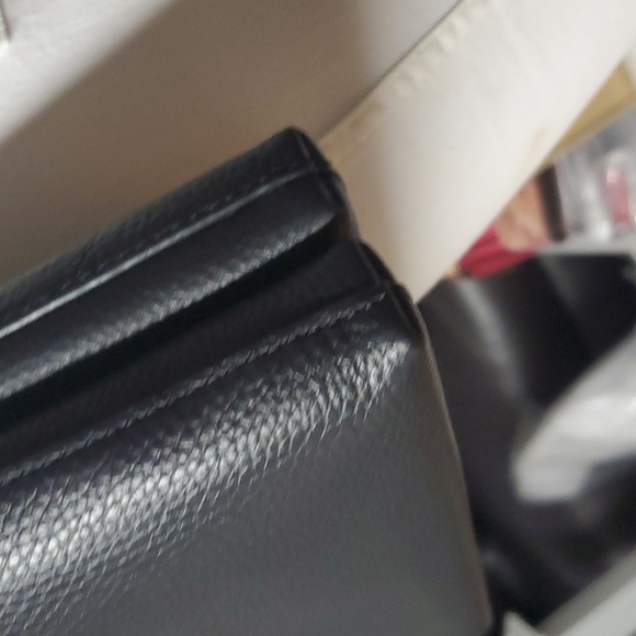 NWT Michael Kors JET SET TRAVEL Double Gusset Crossbody Pebble BLACK -Firm Price - Picture 4 of 15